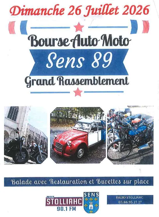 Bourse Auto Moto Sens 2026